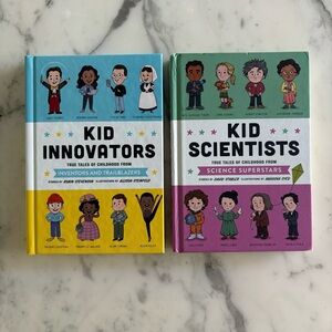 Kid Scientists and Kid Innovators Books by David Stabler Hardcover